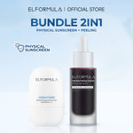 ELFORMULA Intensive Peeling Solution - Peeling Serum Dark Spot Glass Skin Eksfoliasi Wajah Mengangkat Sel Kulit Mati AHA BHA PHA Glowing Smooth Skin Mencerahkan Kulit Halus Blackhead Brightening Whitening Exfoliasi Exfoliating