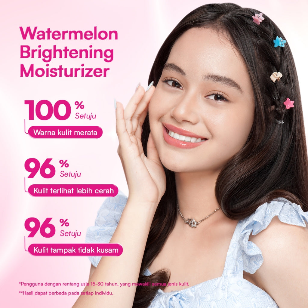 Glowsophy Bundle 3in1 Daily Glow Set Watermelon Moisturizer 100ml + Watermelon Gentle Cleanser + Cushion