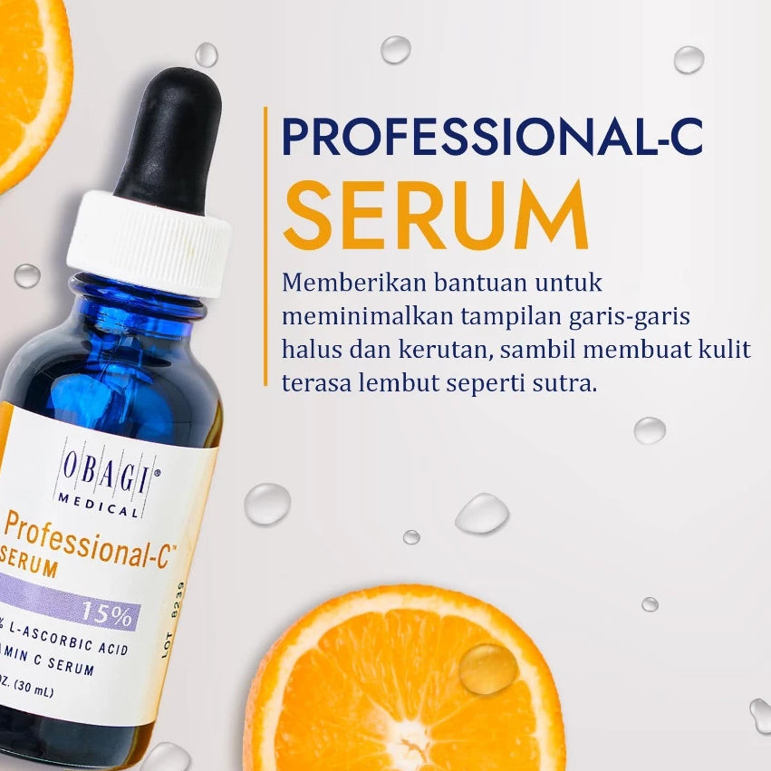 Obagi Professional-C Serum 10% 15% 20% Vit C Serum 30ml Waja Anti Aging Penghilang Kerutan