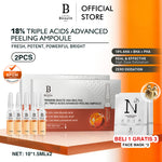 PREMIERE BEAUTE [NEW LAUNCH] [DAPAT 2] AHA BHA PHA 18% Triple Acids Advanced Peeling Ampoule REAL & EFFECTIVE High Dose Exfoliation ZERO OXIDATION Pore Refining