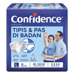 Confidence Popok Celana Dewasa Pas Badan M10 L 8 pcs