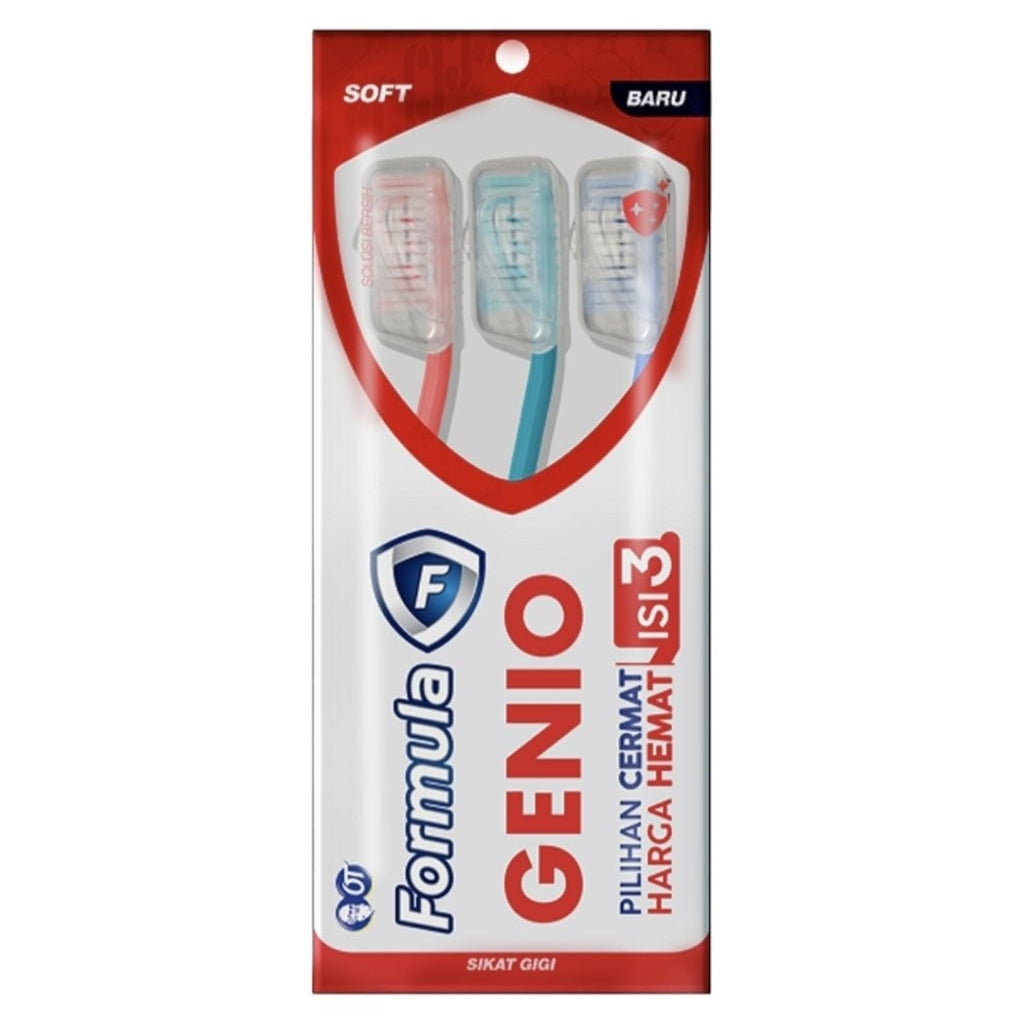 Formula Sikat Gigi Genio Soft 3 pcs