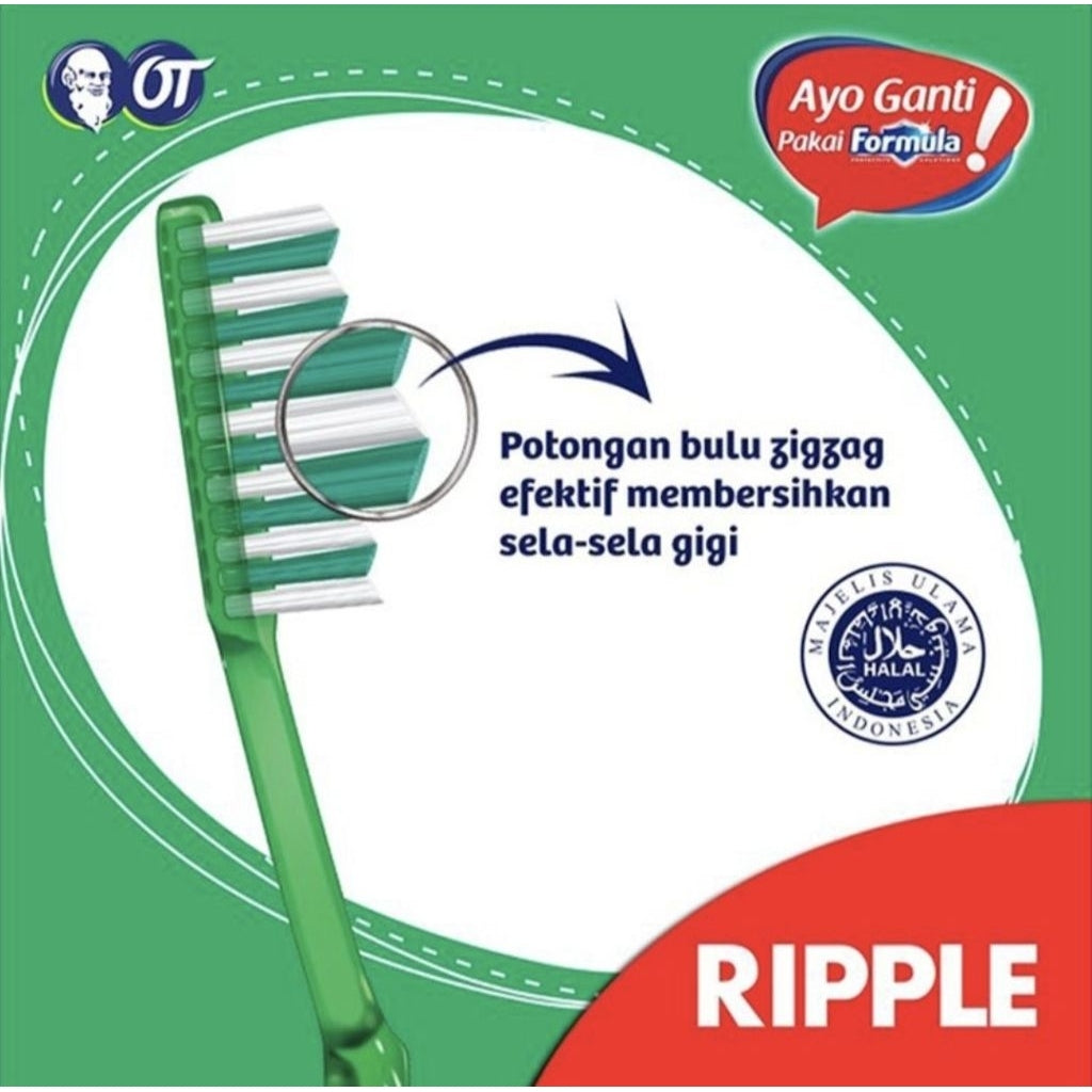 Formula Sikat Gigi Silver Protector Soft Isi 3 pcs