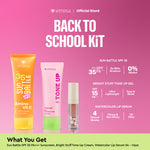 EMINA BACK TO SCHOOL KIT - (Lip Serum, Tone up Gel dan Sunscreen) SPF 35 - Mencerahkan, Melembapkan, Melindungi dari Sinar UV, Glowing, No Whitecast, No Acnegenic, Cocok untuk semua jenis kulit