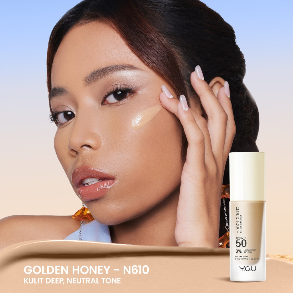 [NEW] YOU Cloud Touch 3% Niacinamide Acne Defense Skin Tint For Oily Acne Prone Skin Perfect Coverage Liquid Foundation Serum Tint 24h Matte Oil Control SPF 50 No Oxidiant