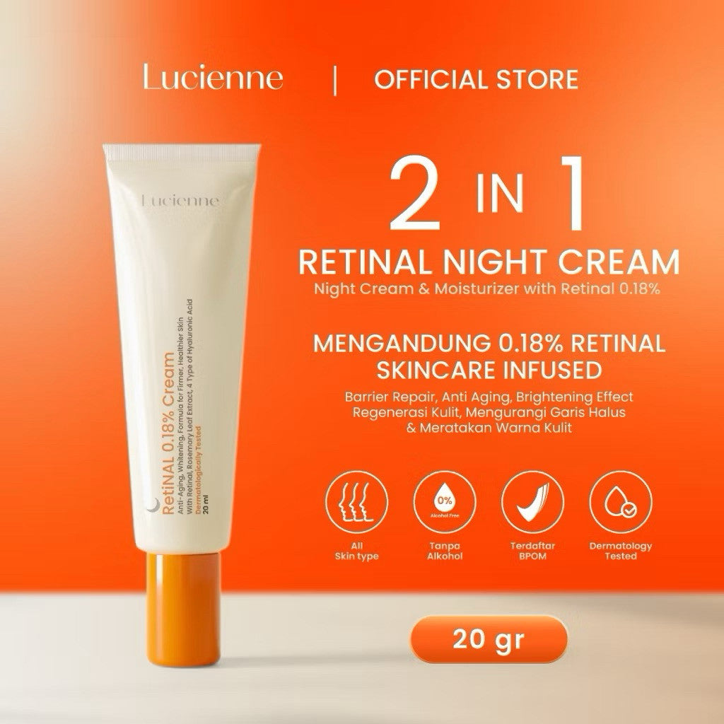 Lucienne RetiNAL 0.18% Cream - Whitening Night Cream (Expert User) / Retinal 0.18%
