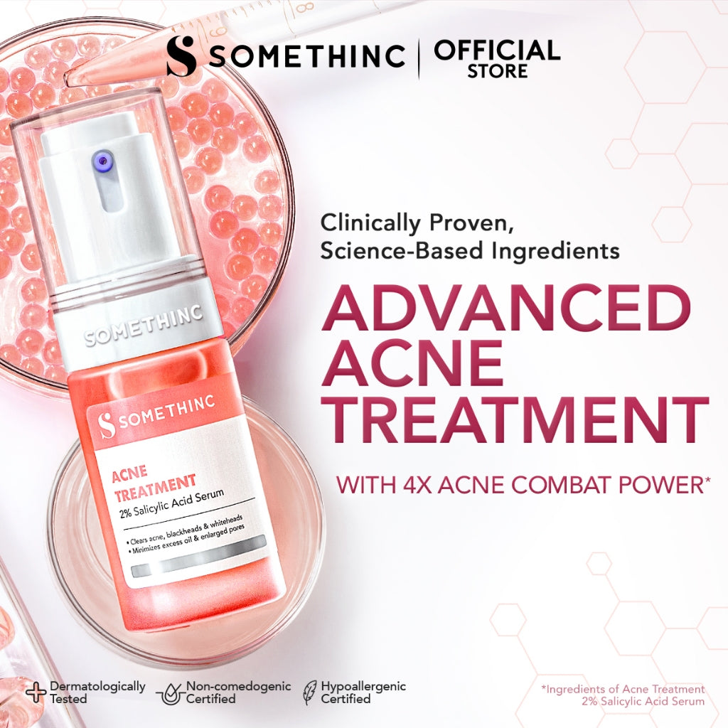 SOMETHINC - Serum Series | Glass-C 12% Vitamin C+ | Gentle Bright Niacinamide | Advanced Peeling 20% AHA BHA | Level 1% Retinol | Calm Down Skinpair Barrier | Diamond Glow Phyto | Hyaluronic9+ Advanced | wajah cerah no dark Spot Age Spot Freckles Glowing