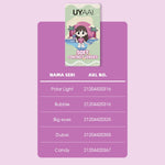 [Beli 1 Gratis 2 Hadiah] UYAAI Softlens Normal 14.00-15.00mm 1Pasang Softlens+120ML Air Pencuci Softlens+Lenscase
