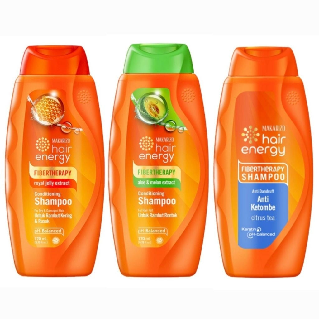 Makarizo Hair Energy Sampo Anti Ketombe Citrus Tea 170 Ml