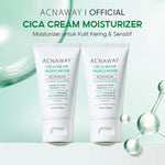 ACNAWAY Cica Cream Moisturizer – Pelembab Wajah untuk Kulit Berjerawat, Sensitif & Acne Prone | Melembapkan, Menenangkan, Mengatasi Jerawat Perawatan Kulit  Cepat Menyerap Moisturizer Cream Skin Barrier Moisture Krim Siang Centella + Mugwort + Panthenol