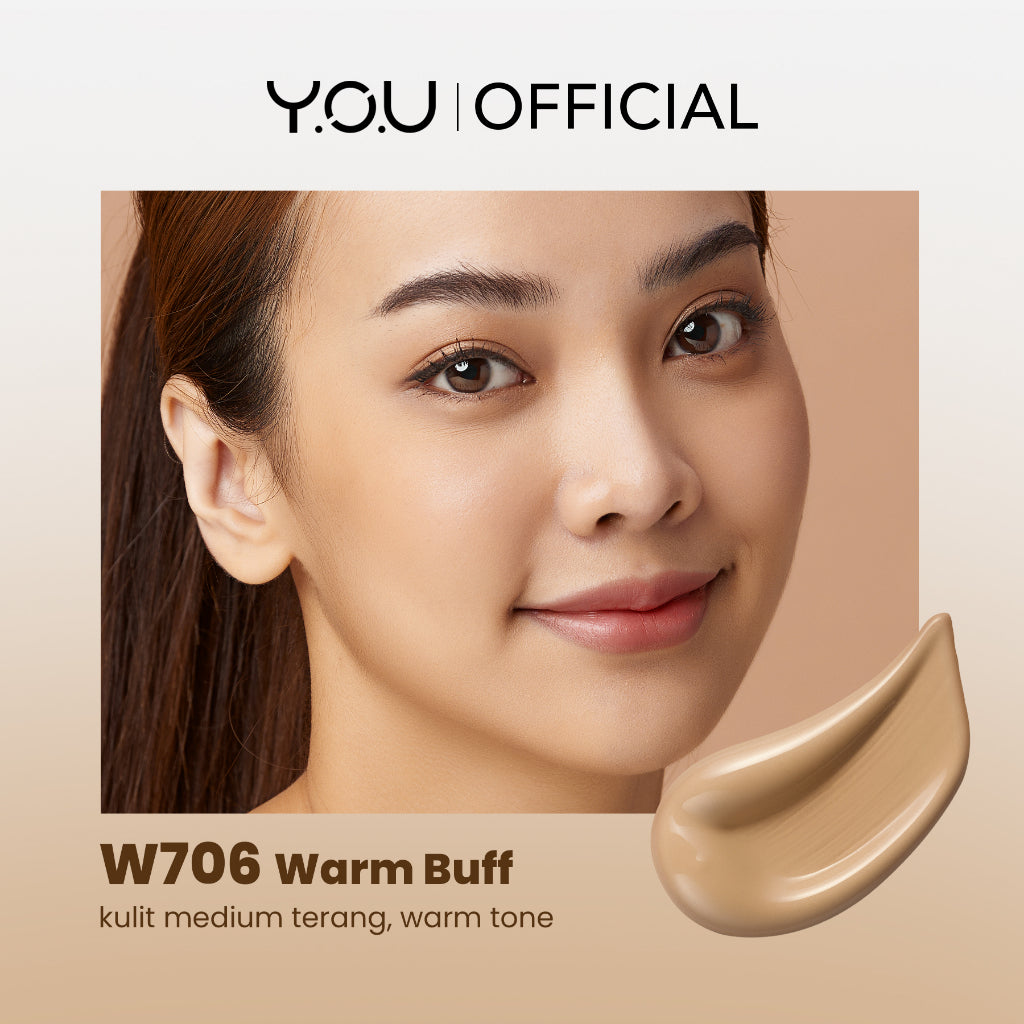 YOU Cloud Touch Skin Tint For ALL Skin Perfect Coverage Liquid Foundation Serum Tint 24h Matte Oil Control SPF 25