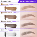 SOMETHINC [2 PCS] Perfect Brow Kit | Pensil Alis Oval Tahan Lama  | Pensil Alis Kecil Tipis Tahan Lama Natural | Maskara Alis Tahan Lama (Microslim 4D Eyebrow Pencil 0.8mm, Browcara 24hold Waterproof Brow Gel, Brow Filler) - free oil cleanser