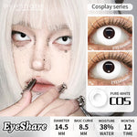 Eyeshare Softlens Lensa Kontak Mata Putih Cosplay Halloween Softlen Putih