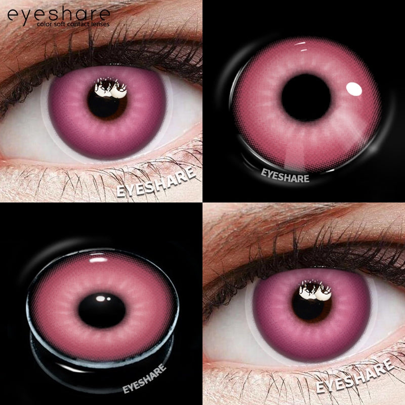 Eyeshare Softlens Lensa Kontak Mata Putih Cosplay Halloween Softlen Putih