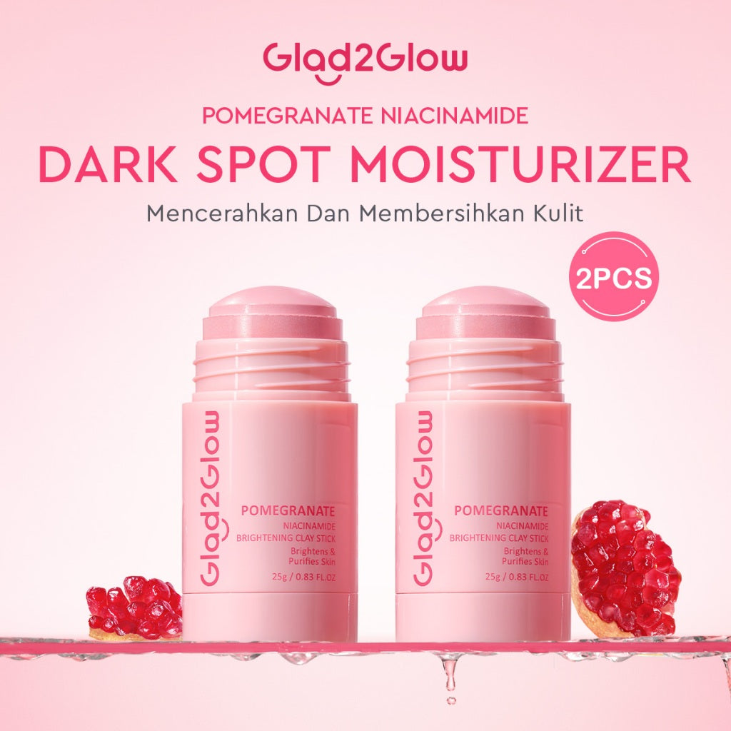 [DISKON 60%]Glad2Glow Clay Stick&Face Mask Complete Series-Pomegranate Brightening/Mugwort Salicylic Acid Acne/ Volcano 3D Acid Pore-masker Packs Masker Wajah Sheet Mask mask sleeping mask mugwort mask acne masker komedo g2glow official store
