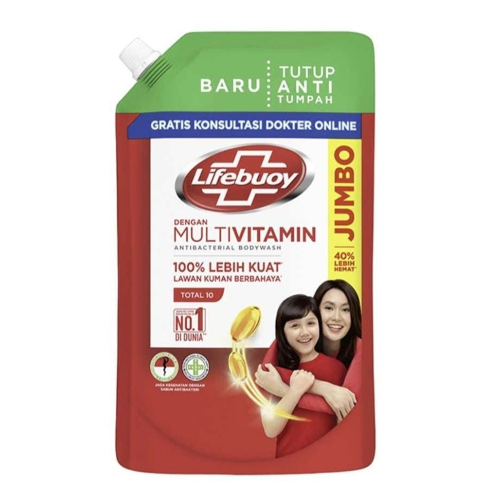 Lifebuoy Sabun Mandi Cair Anti Bakteri 800 ml