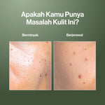 Twin Pack Kahf Face Wash Oil and Acne Care 100 ml - 2 pcs Sabun Cuci Muka Pria untuk Membantu Lawan Jerawat dan Kontrol Minyak - Suitable for Daily Use