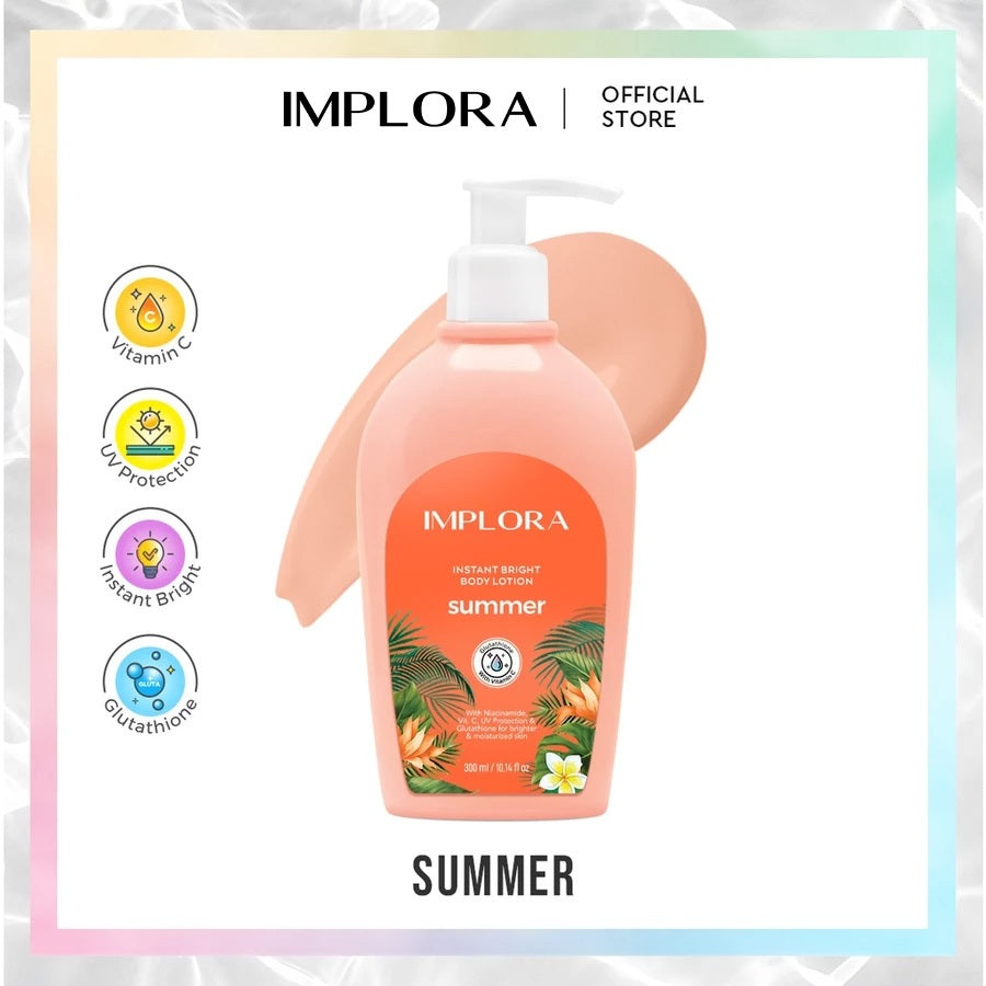 Implora Instant Bright Body Lotion | Lotion Perawatan Tubuh