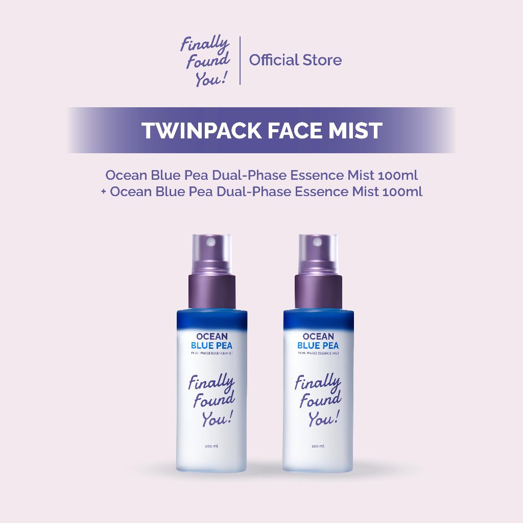Finally Found You! Ocean Blue Pea Dual-Phase Essence Mist 100ml