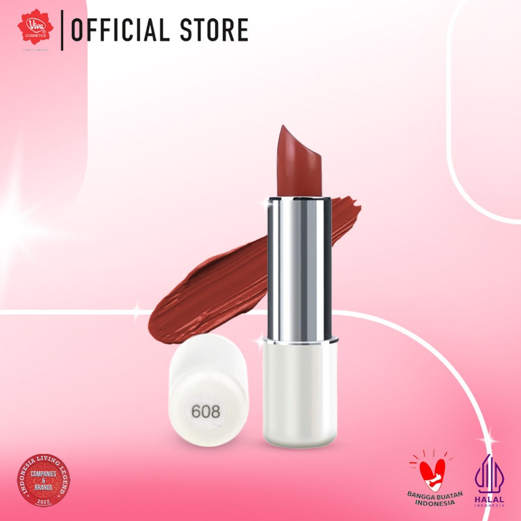 Red-A Lipstick with VIT E, Shea Butter, Avocado Oil & Squalane; No. 601 - 620 (3gr)