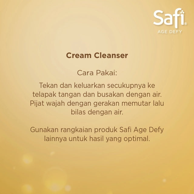 TWINPACK - SAFI Age Defy Cream Cleanser 100gr