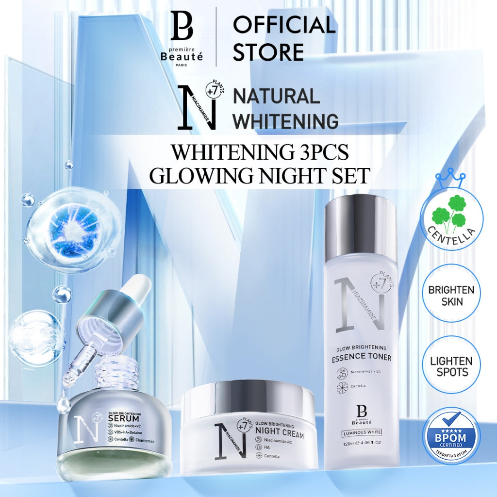 [CAMPAIGN] PREMIERE BEAUTE [Whitening 3pcs]  Skincare Luminous White Glow Brightening Whitening BPOM