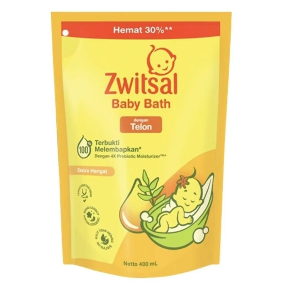 Zwitsal Sabun Mandi & Sampo Bayi  Refill 400 ml