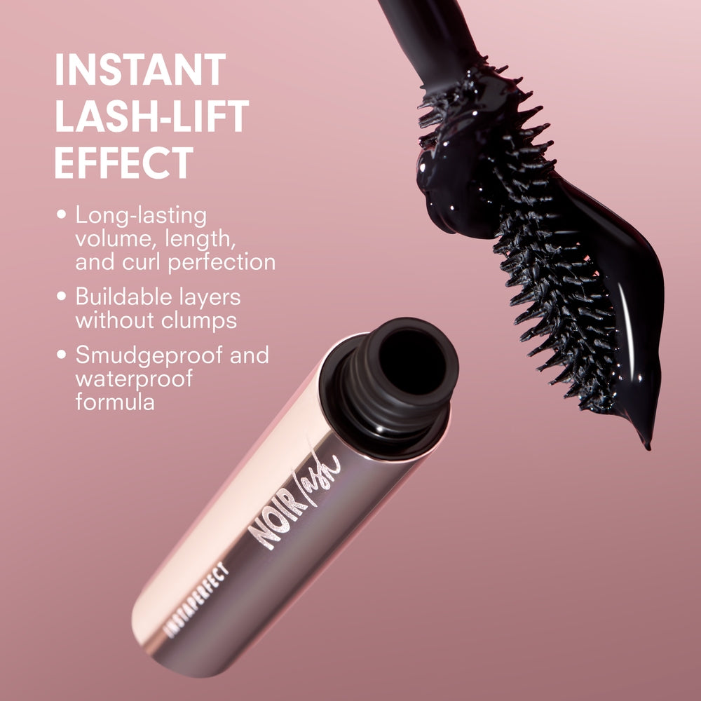 [BEST MASCARA 2025] Instaperfect Noir Lash Mascara (Maskara Bulu Mata Smudgeproof, Anti Clumpy, Lentik Panjang Tebal Natural Tahan Lama 24 Jam, Instant Lash Lift)