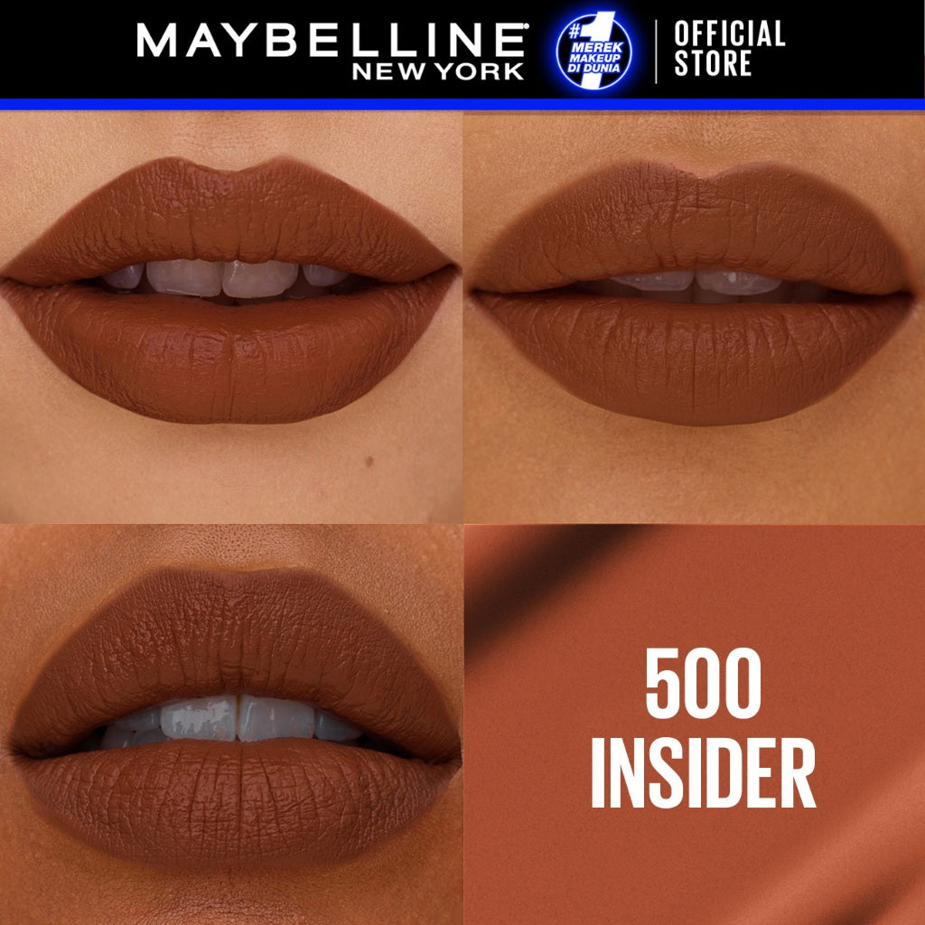 Maybelline Superstay Matte Ink Liquid Long Lasting Waterproof Matte Lipstick Lipcream Make Up Transferproof Tahan 16 Jam Vinyl Ink
