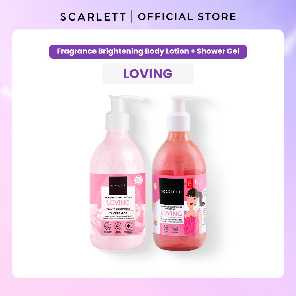 Scarlett Whitening Bundle Body Lotion + Shower Gel
