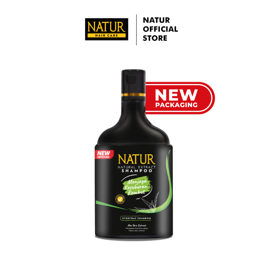 Natur Shampoo Aloe Vera 270 Ml  - Sampo untuk Melebatkan Rambut