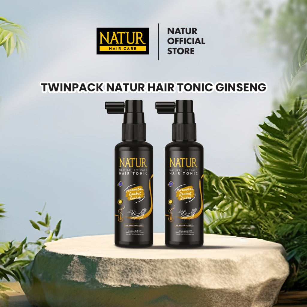 Twinpack Natur Hair Tonic 90ml  - Paket Tonik Rambut 2 pcs