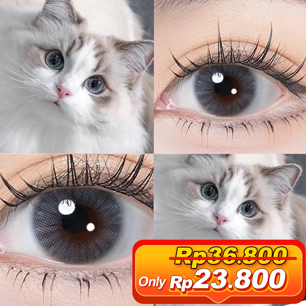 [-1.00~-6.00] Softlens Minus 14.2mm Brown Gray Green No Ring Softlens Natural 1 Years Use