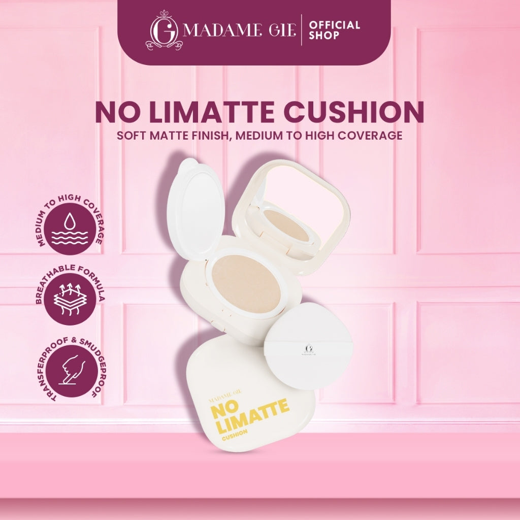 [TEBUS MURAH] Madame Gie No Limatte Cushion - Make Up Cushion Soft Matte Finish