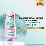 [BARU] L'Oreal Paris Hyaluron Pure 72H Rehydrating Conditioner - Perawatan Rambut Bebas Lepek dan Rambut Halus tahan hingga 72jam -  265ml - Kulit Kepala Berminyak dan Rambut Kering