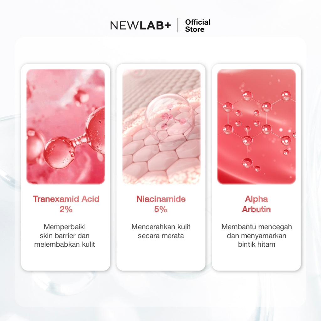 NEWLAB Brightlogy Body Lotion | Body Care, Hand Body & Hand Cream | Body Serum untuk Mencerahkan Tangan dan Tubuh BPOM 180ml