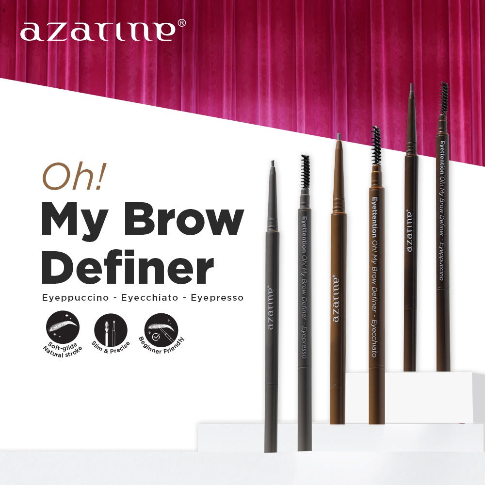 Azarine All-in-One Bundle [5 PCS] SET MAKEUP LENGKAP FULL FACE! Cushion + Blush On + Eyebrow + Bronzer + Eyeshadow Cushion Tahan Lama Flawless Matte Finish Lightweight Makeup Easy Application Buildable Coverage