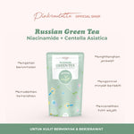 Masker Russian Greentea by PinkRoulette | Masker Wajah Organic Menghilangkan Jerawat & Bruntusan serta Oily Skin