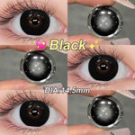 Magister Softlens 16mm Big Eyes Soflen Hitam Coklat Soflens Normal Doll Eyes 1Pair 6Months