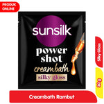 Sunsilk Power Shot Creambath Rambut Silky Gloss Sachet 30 g Sunsilk Power Shot Creambath Rambut Silky Smooth Sachet 30 g