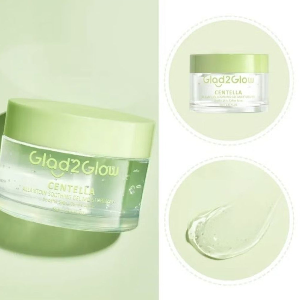 Glad2Glow Centella Gel Moisturizer Pelembap Wajah Anti Jerawat 55 g