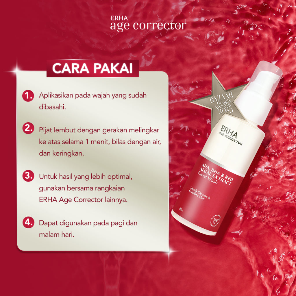 Erha Age Corrector Well - Aging Basic Skincare Peptides Serum & Facial Wash