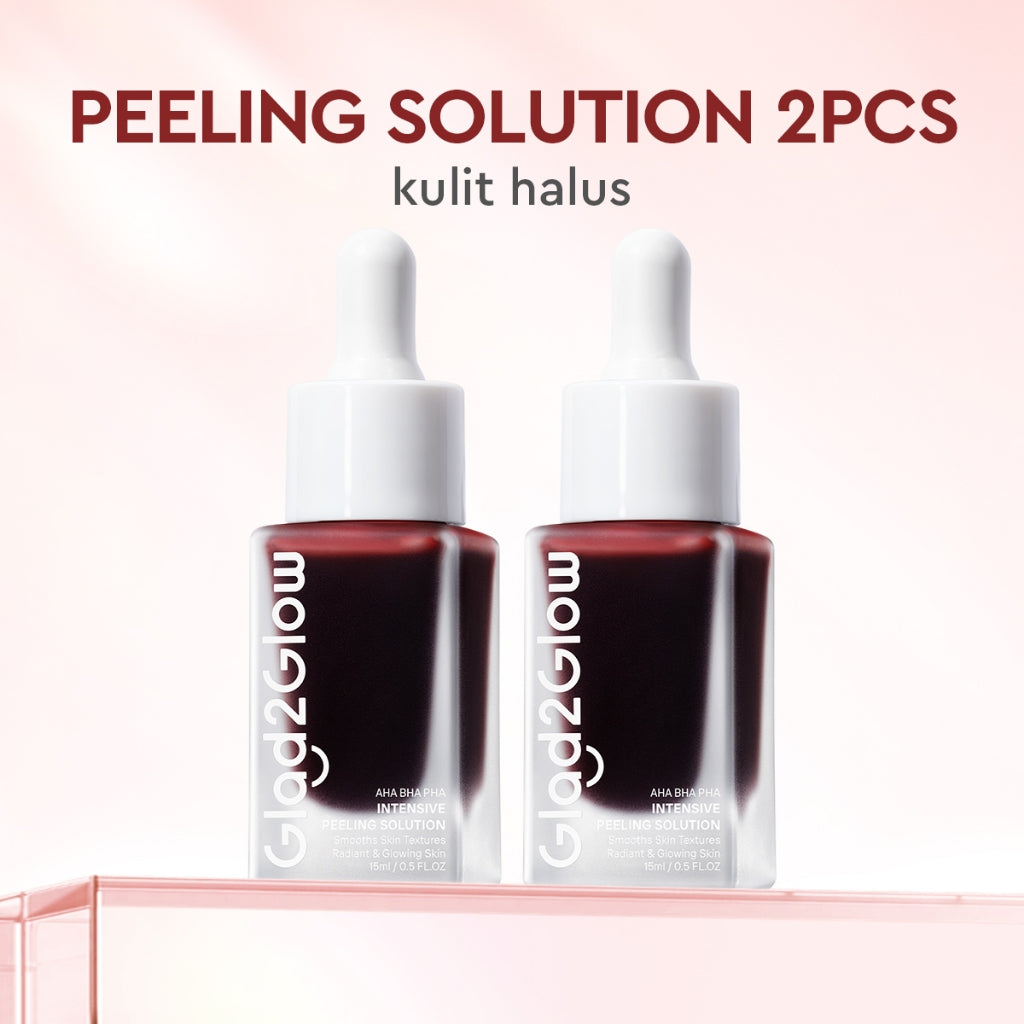 Glad2Glow Serum Series Peeling Serum Exfoliating Serum Bright Serum Glad2Glow Serum Mencerahkan Wajah Serum Pemutih Wajah Serum Retinol Serum Dark Spot Serum Acne Spot Serum Jerawat Glowing Serum Whitening Serum Brightening Serum Glow G2G Serum Niacinamid
