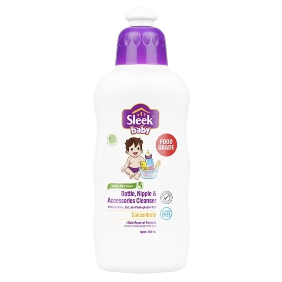 Sleek Baby Sabun Cair Pencuci Botol & Dot Bayi 150 ml