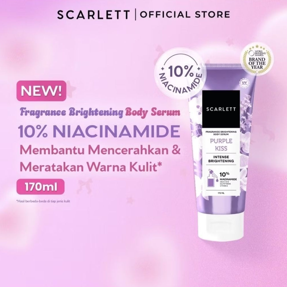 Scarlett Fragrance Brightening Serum Tubuh 170 ml