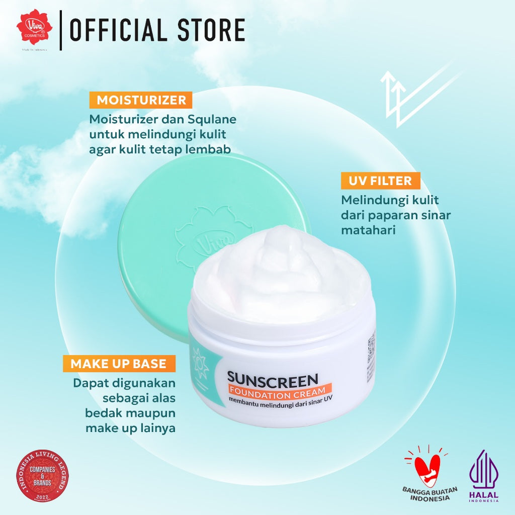 Viva Sunscreen Foundation - UV FILTER (22 gr)