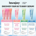 Lavojoy Let It Glow Deodorant Serum - Paket Perawatan Pencerah Ketiak & Kulit Tubuh, 72 Jam Perlindungan Bau & Keringat, Cepat Kering 5 Detik, Aman Kulit Sensitif, Niacinamide + Vitamin C