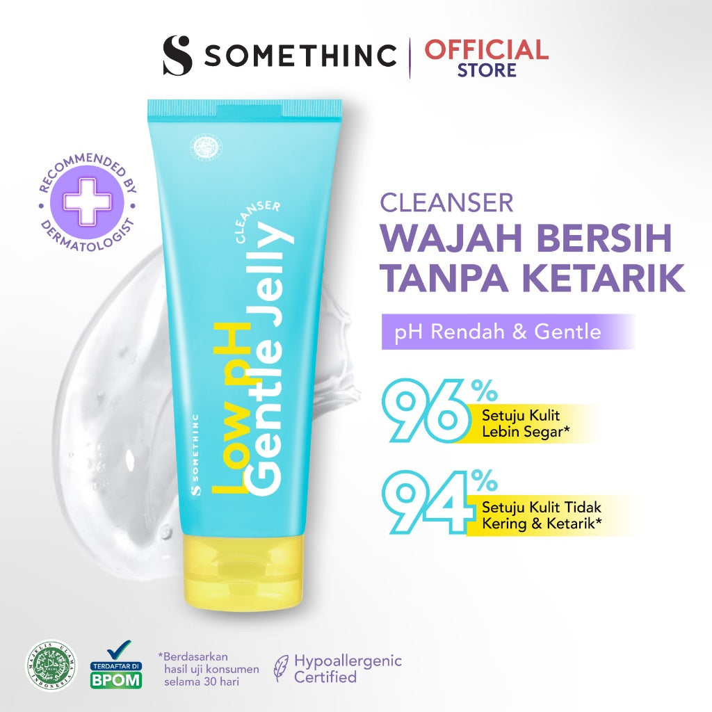 SOMETHINC - Cleanser Series Somethinc Low PH Jelly  | ACNEDOT Treatment Low pH | Calm Down Skinpair Bubble | Sabun Cuci Muka Semua Jenis Kulit Pembersih Kotoran Kulit Tidak Ketarik All Skin Type Gentle Cocok untuk kulit sensitif