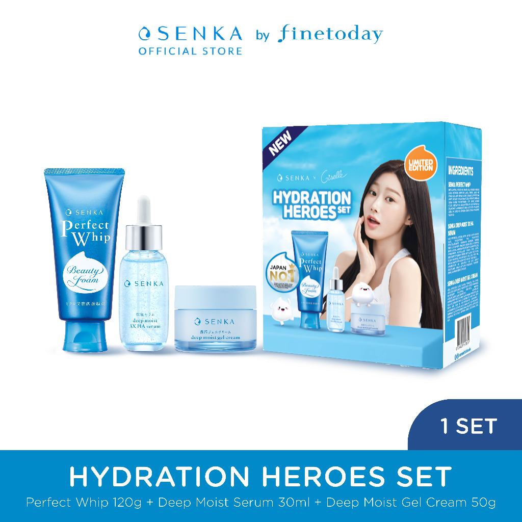 SENKA Deep Moist Hydration Heroes Set