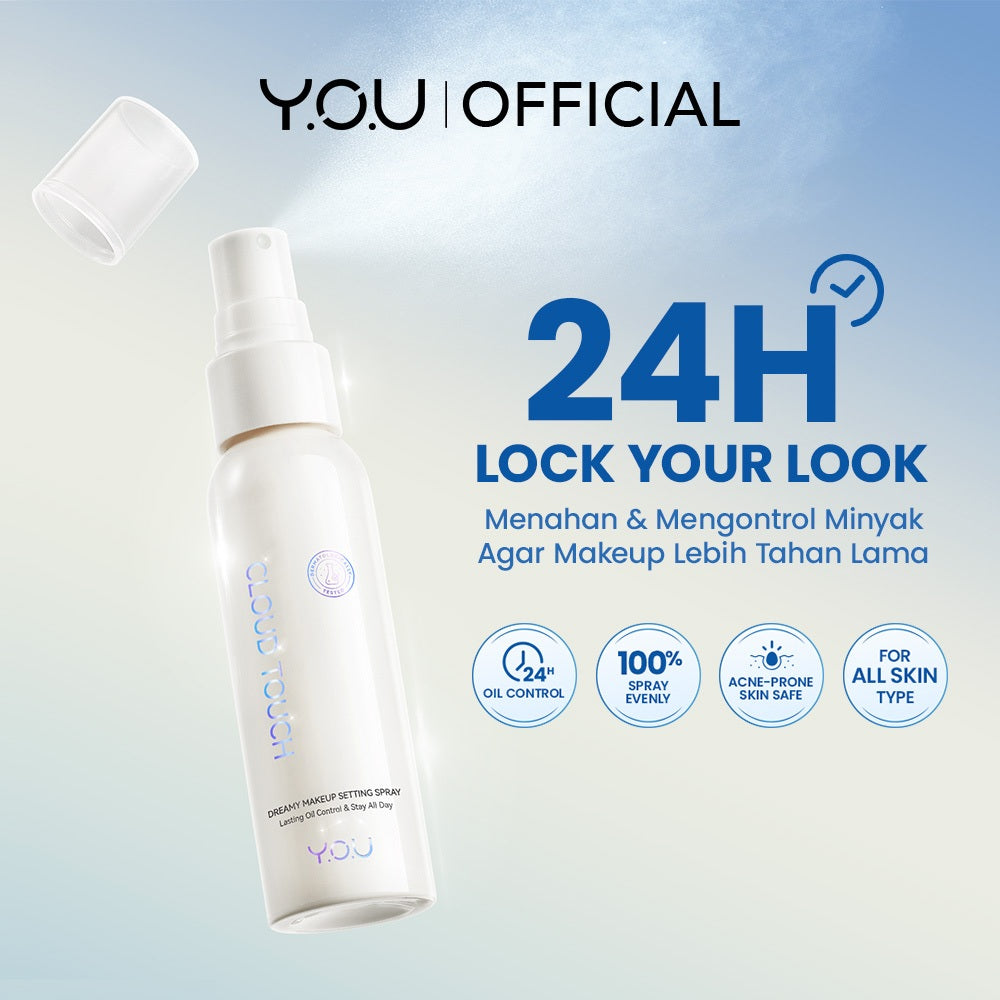 YOU Cloud Touch Dreamy Makeup Setting Spray Makeup + CT Skin Tint Bundle